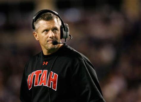 utah football coach