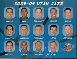 utah jazz roster 2003 best players