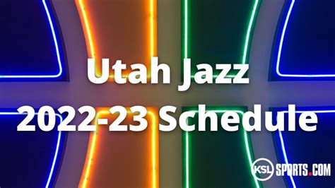 utah jazz upcoming schedule