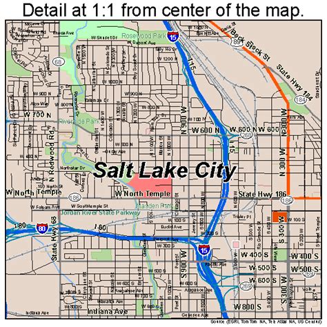 utah map salt lake city