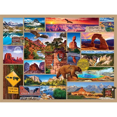utah map with national parks gallery jigsaw