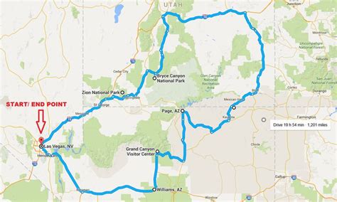 utah national park loop itinerary