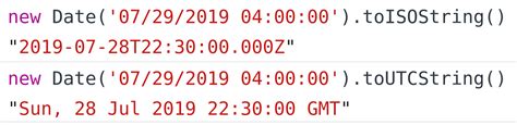 utc format datetime javascript
