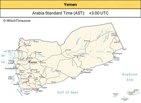 utc to yemen time