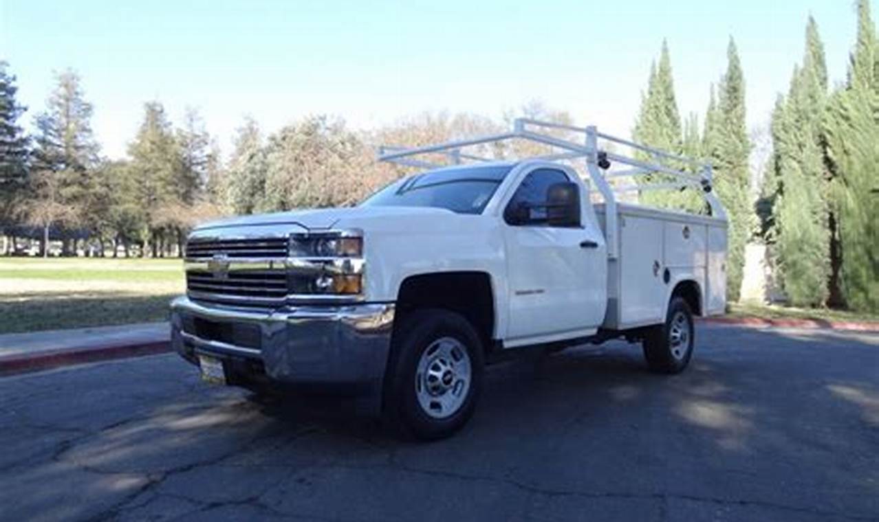 utility trucks for sale california
