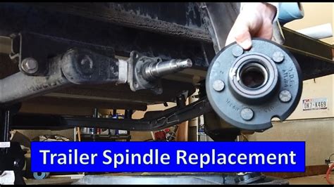 Utility Trailer Spindle Replacement