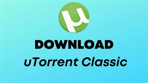 utorrent classic download for pc