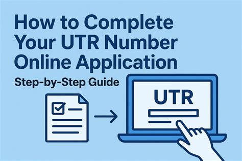 utr application form online
