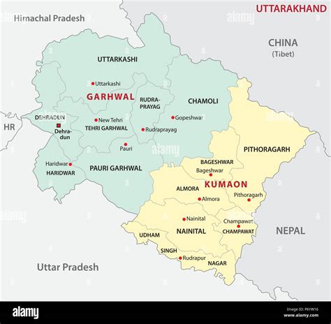 Where is the Uttarakhand in the map? Quora