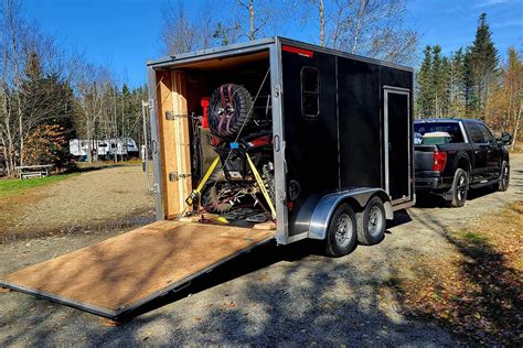 Utv Enclosed Trailer Setup