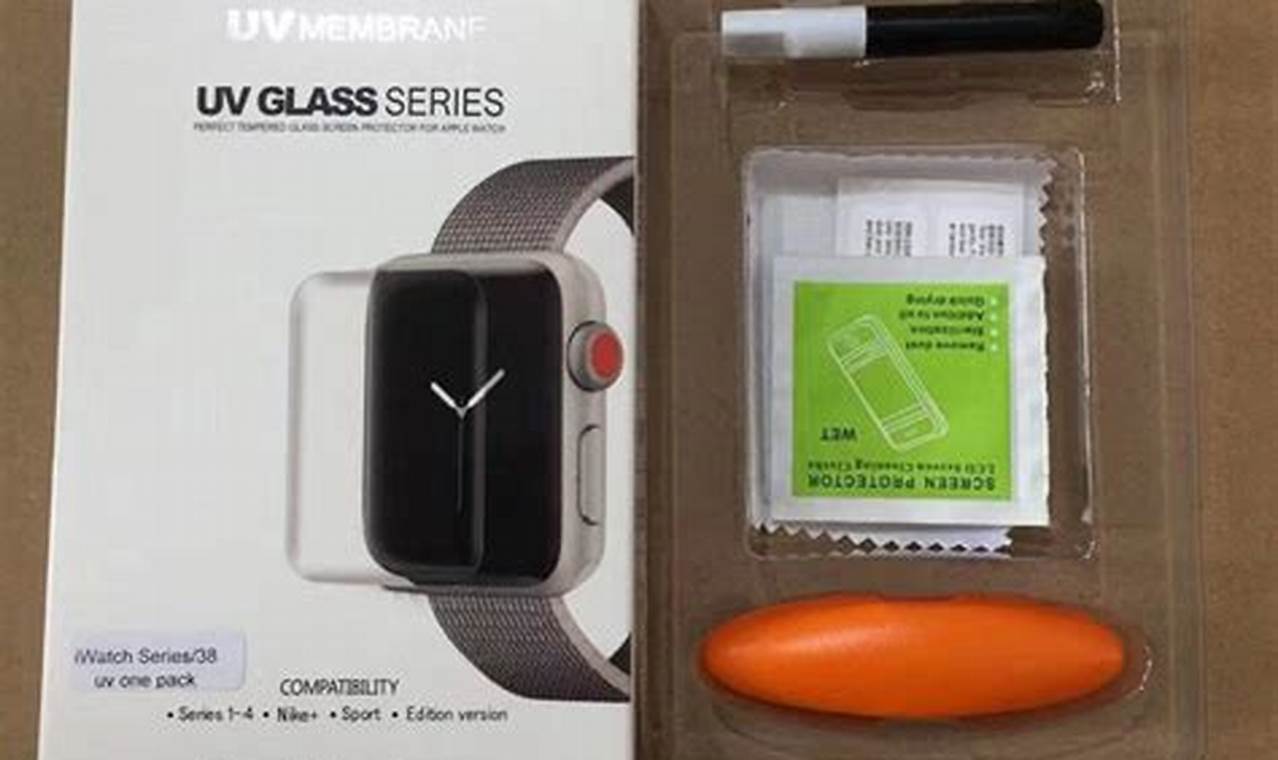uv glue screen protector apple watch