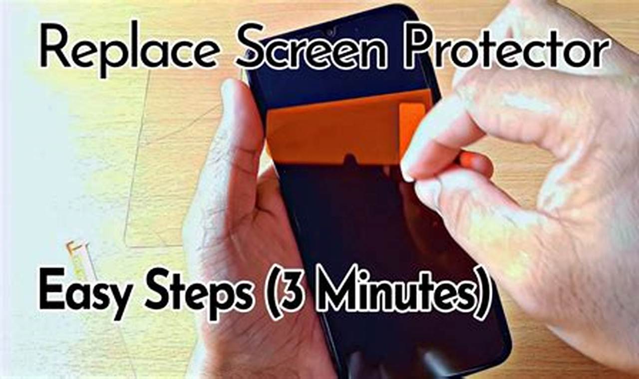 uv screen protector how to remove
