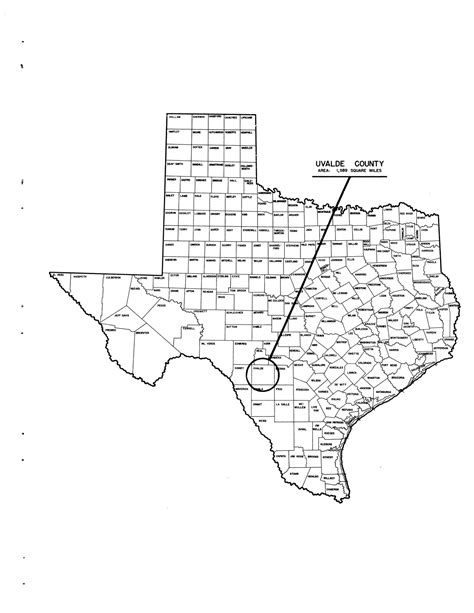 uvalde texas map