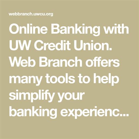 uw credit union online