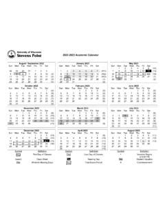 uwsp calendar