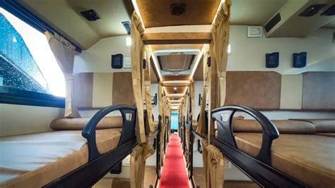 uyuni sleeper bus interior
