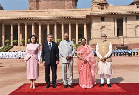 uzbekistan president visits india