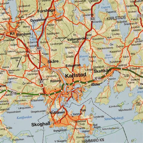 Jämför försäkringar Karta över västergötland