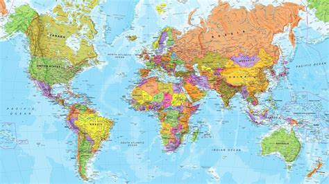 10 Latest World Map Download High Resolution FULL HD 1920×1080 For PC