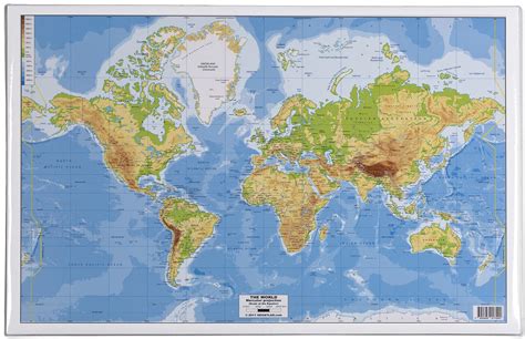 Världskarta i rör 70x100 cm 9788771556384 (356447838) ᐈ på Tradera