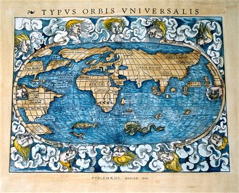Världskarta 1660 Släktled