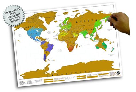 Köp Scratch Map Original världskarta att skrapa Fyndiq