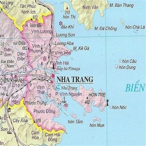 vị trí địa lí của nha trang