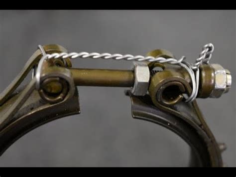 V Band Clamp Safety Wire