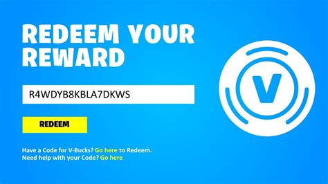 v bucks codes for free