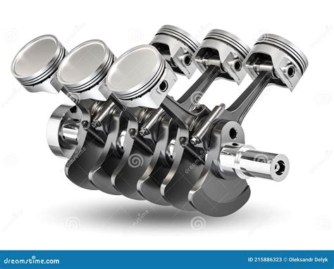 V Engine Crankshaft