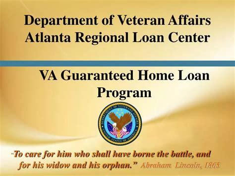 va guaranteed home loan program