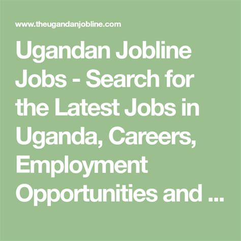 vacancies in uganda today