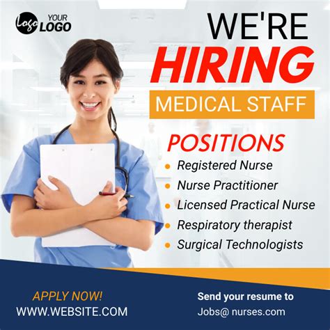 vacancy for job in health care industry