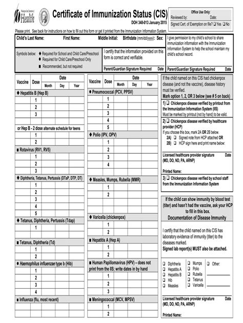 vaccination records wa state