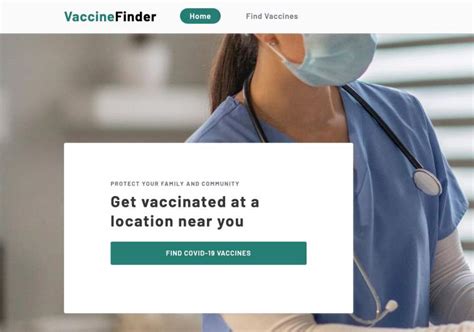 vaccine finder login provider