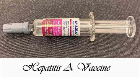 vaccine hepatitis a