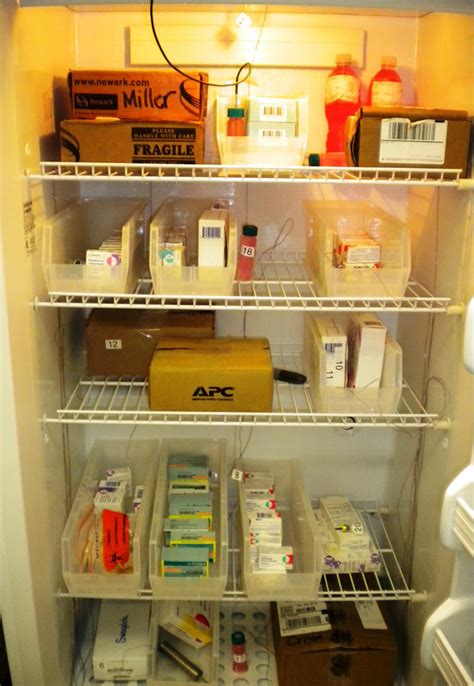 vaccine stored in refrigerator