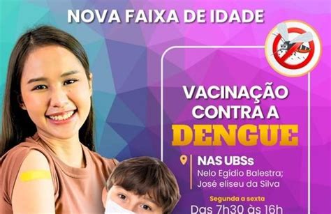 vacina contra dengue idade
