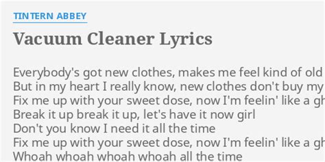 Vacuum Cleaner Lyrics