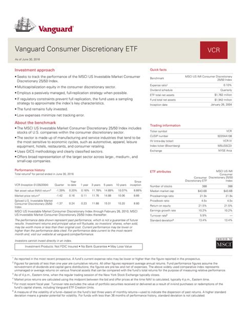 vaf etf fact sheet