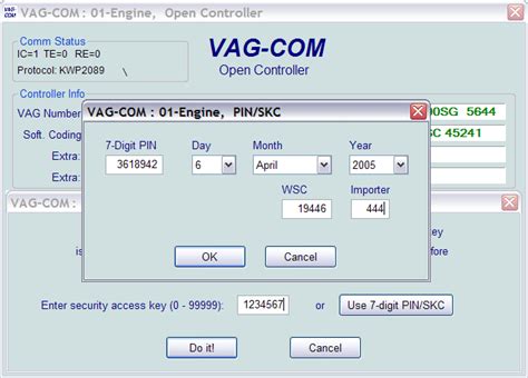 Vag Com Security Access Code