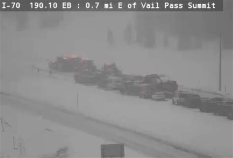 vail pass road report