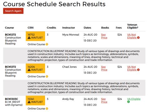 valencia college class schedule search