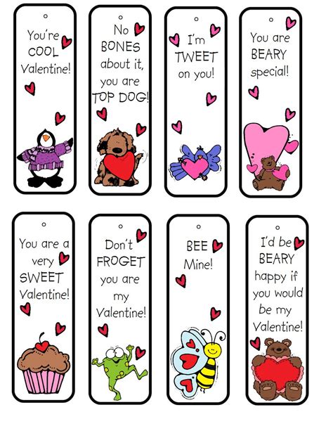 Pin by Spotgirl Design on Valentines Valentines bookmarks, Valentine