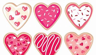 Valentine Cookie Clip Art