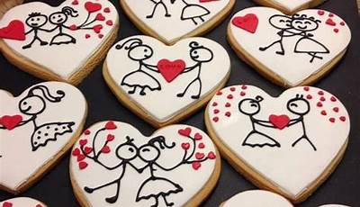 Valentine Cookies Decorated Ideas Funny