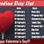 valentine day date list 2020