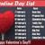 valentine day list date