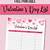 valentine day list pdf