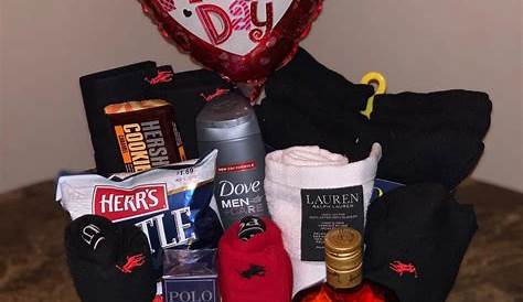 Valentine Gift Basket Ideas For Boyfriend ball Care Package Your ♥️ giftsideas